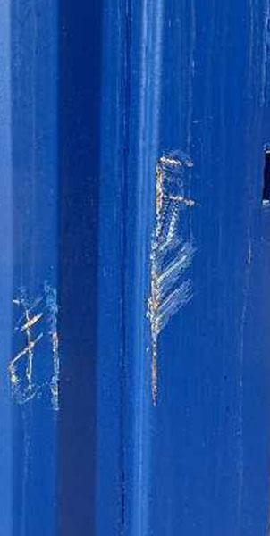 One-Way Shipping Damage Beispiel – Lackschäden Container